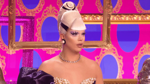 DragRaceFrance giphyupload drag dragrace gagged GIF