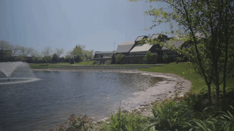 pond zumberge GIF by Grand Valley State University