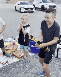 Congrats Champagne GIF by TheMacnabs