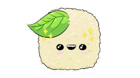 Happy Rice Ball Sticker