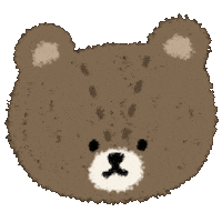 Bear Smile Sticker