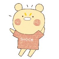 Shocked Sticker