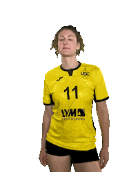 USC_Muenster ball volleyball yawn vbl Sticker