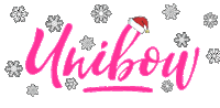 christmas snow Sticker by UnibowStore