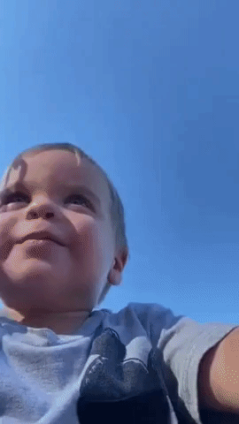 'Selfie Swing' Captures Pure Joy on Toddler's Face