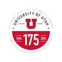 University Of Utah Sticker by UGivingDay