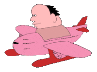 Airplane Sticker