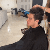 Hair Sitting GIF