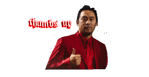 choeshow giphyattribution thumbs up thumbsup davidchoe Sticker