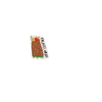 Hungry Mediterranean Food Sticker