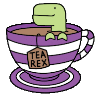 Coffee Hello Sticker by Loof and Timmy