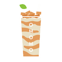 Orange County Boba Sticker by OMOMO Tea Shoppe