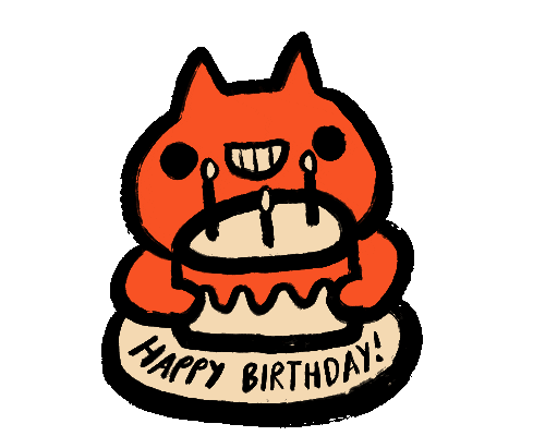 Celebrate Happy Birthday Sticker by Abitan