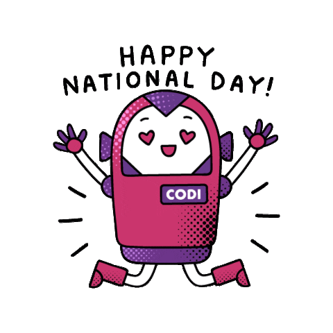 Proud Robot Sticker by IMDASG