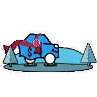 Bluecar Skating Sticker by Wheelzy