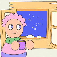 Snow Day Happy Holidays GIF by Fatman