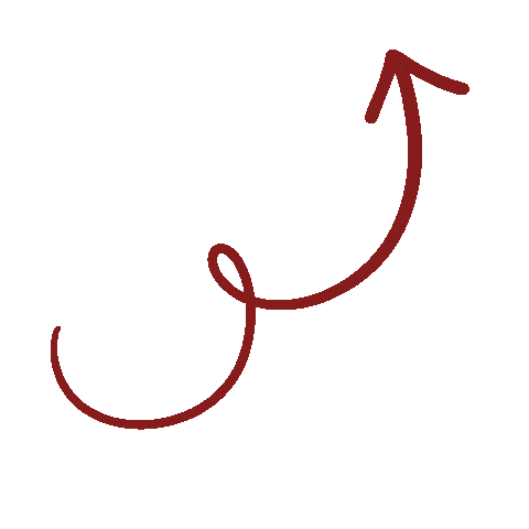 Red Arrow Sticker