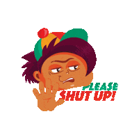 taranair_2908 sassy shutup quietplease pleaseshutup Sticker