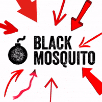 Sticker Black Mosquito GIF