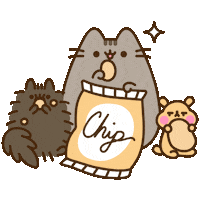 New Years Friends Sticker by Pusheen