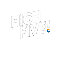 Highfive Sticker by Oom Bigbo