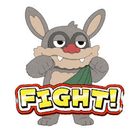 Angry Fight Sticker