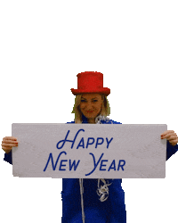 New Year Sticker by Ruth Moschner