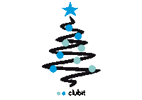 clubit holidays musica tree fiesta Sticker