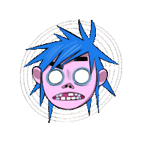 2-D Sticker by Gorillaz