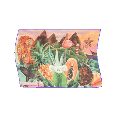 ManatiiRum giphygifmaker painting paint shark Sticker