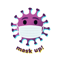 pointsnorthstudio covid coronavirus vaccine staysafe Sticker