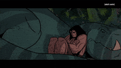 Dinosaur Snuggling GIF by Adult Swim