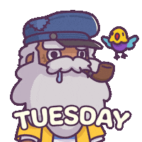 Tired Bird Sticker by Castaways