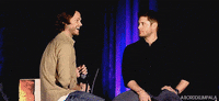 aborddelimpala spin jensen ackles jared padalecki dork GIF