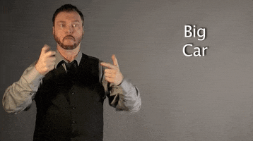 sign language big car GIF by Sign with Robert