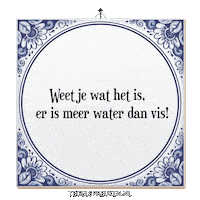 Water Ontspanning Sticker by Tegelspreuken.nl