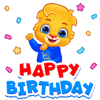 Happy Birthday Sticker by Lucas and Friends by RV AppStudios