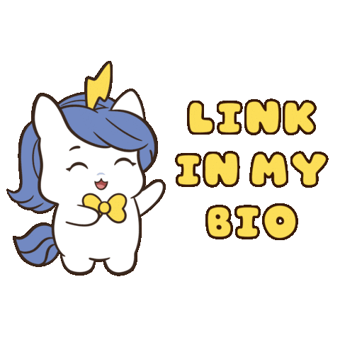 Link Na Bio See More Sticker by Brave Unicorn