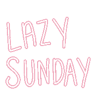 Sunday Lazysunday Sticker