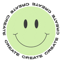 create_spain happy smile green smiley Sticker