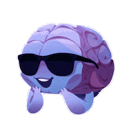 Sunglasses Deal With It Sticker by Raena AI