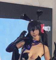 Model Cosplay GIF