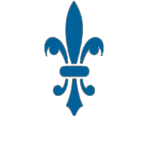 giphygifmaker fleur de lis lvhs louisville high school louisville royals Sticker