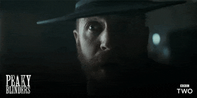 peaky blinders head shake GIF by BBC