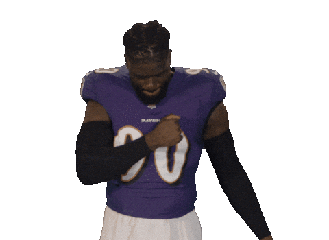 Hype Chest Sticker by Baltimore Ravens