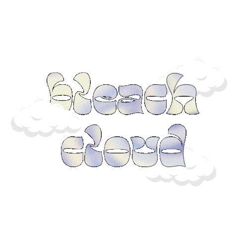 Bleach Cloud Sticker by colourette