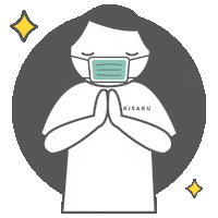 Coffee Mask Sticker by KISAKU