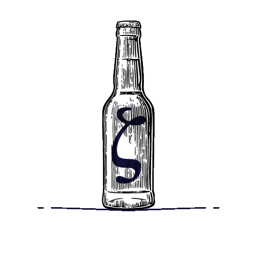 Bottle Lager Sticker by Eza Beer