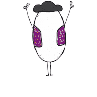 PizpiretArts egg eggs ole huevo Sticker