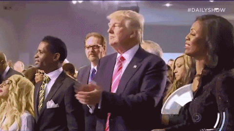 the daily show trump GIF by The Daily Show with Trevor Noah